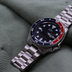 22MM 316L Stainless Steel Oyster Watch Band Made to fit SEIKO SKX007/009/011